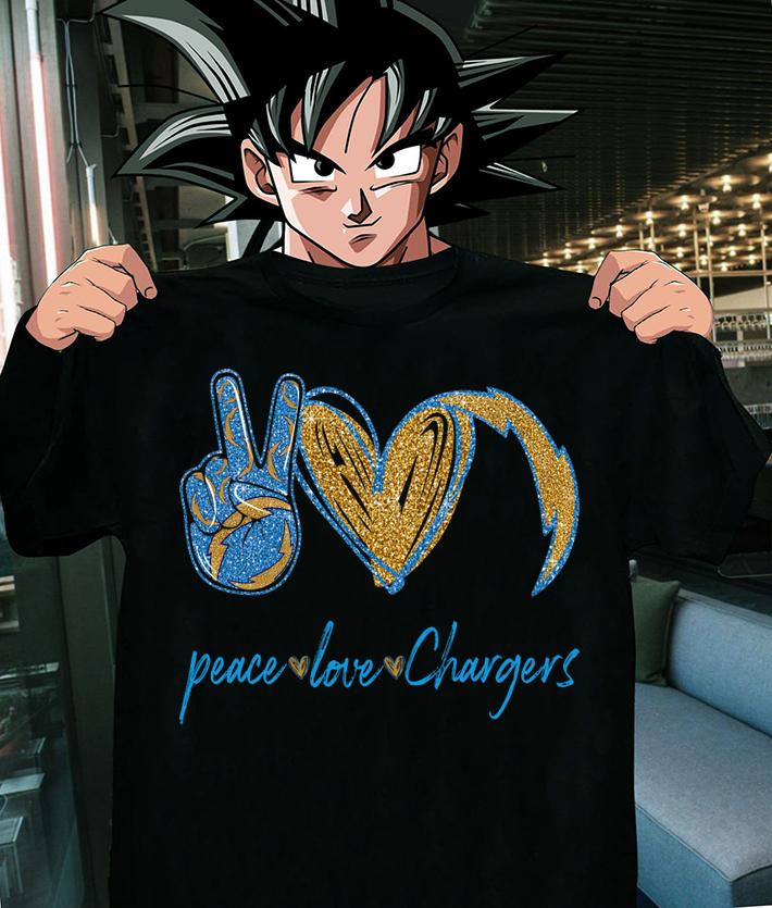Peace Love Los Angeles Chargers t-shirt shirt