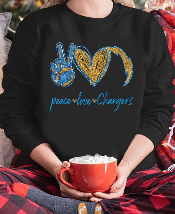 Peace Love Los Angeles Chargers t-shirt sweatshirt