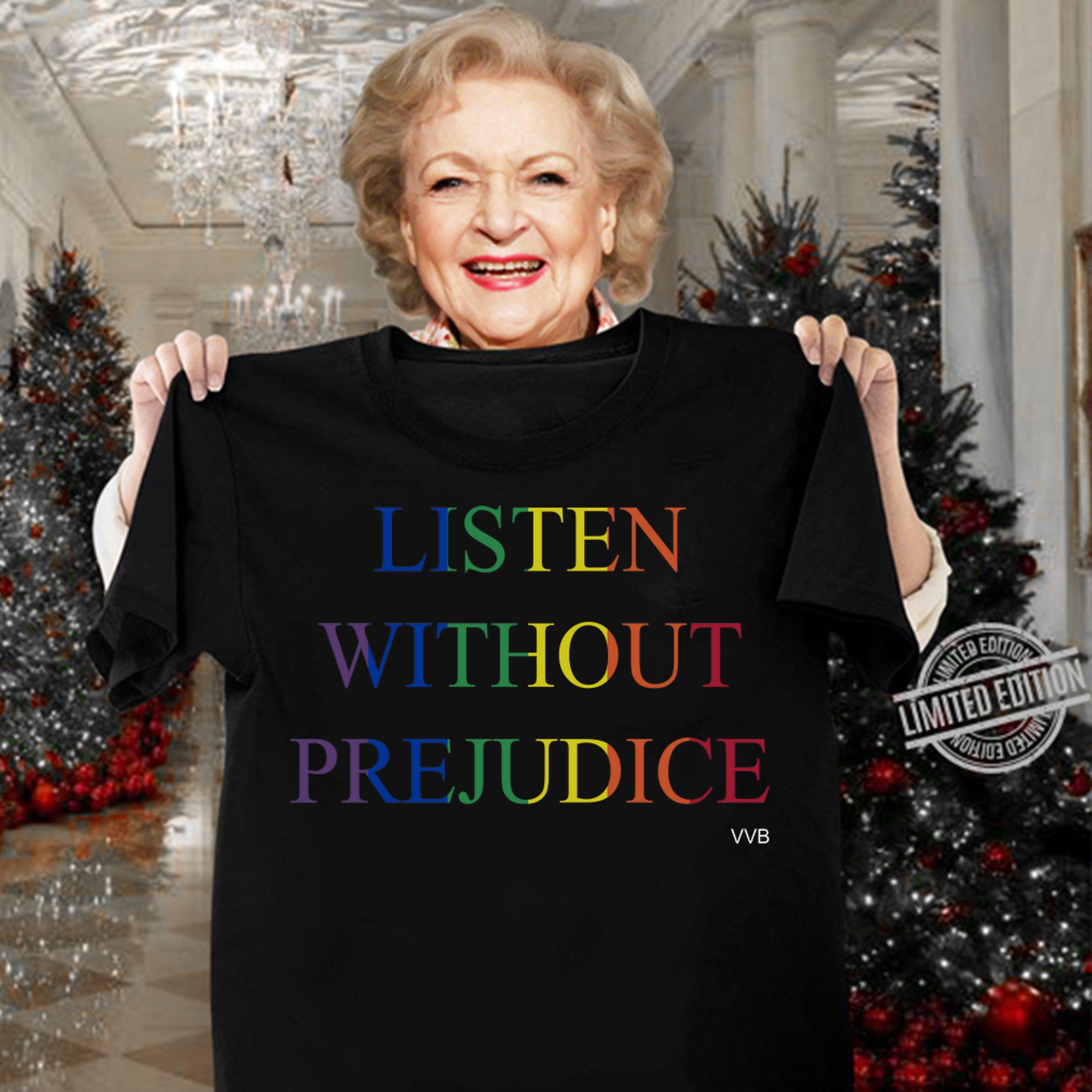 Victoria Beckham Listen Without Prejudice t-shirt woman shirt