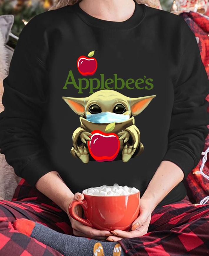 Baby Yoda Hug Applebees Covid 19 t-shirt sweatshirt