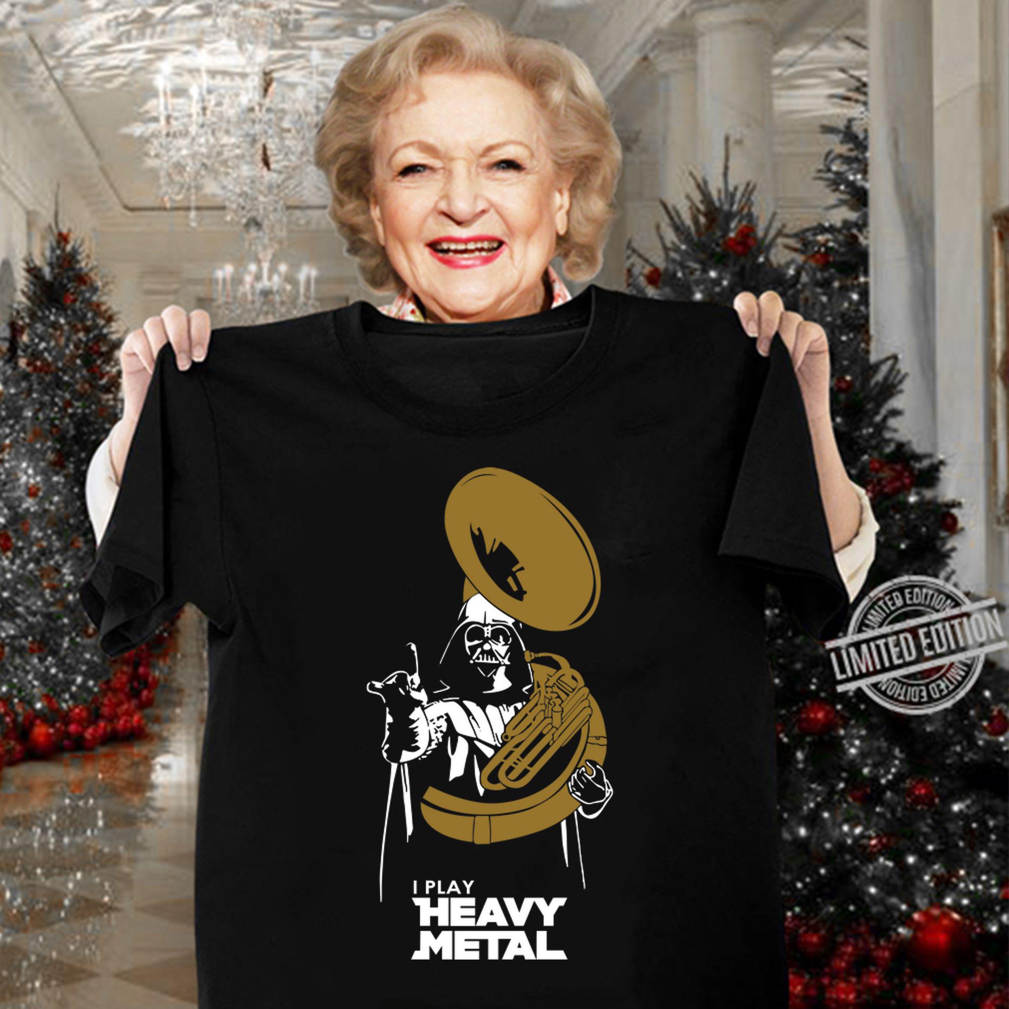I Play Heavy Metal French Horn Darth Vader Star Wars t-shirt woman shirt
