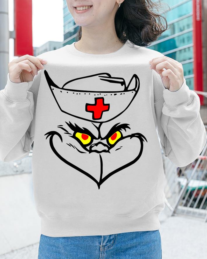 Grinch Nurse Christmas t-shirt sweatshirt