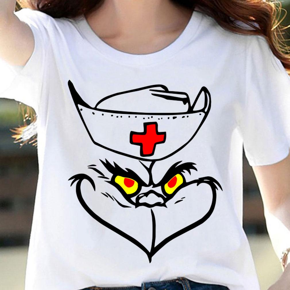 Grinch Nurse Christmas t-shirt woman shirt