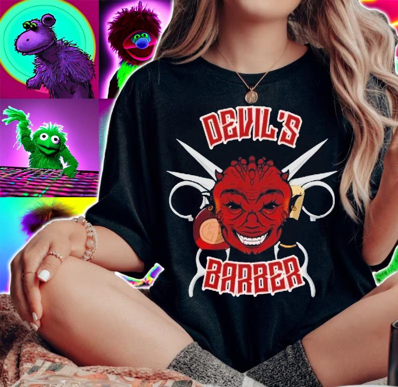 Devil's barber t-shirt woman shirt