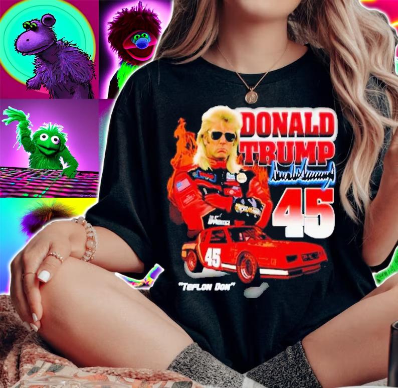Donald Trump 45 Teflon Don t-shirt woman shirt