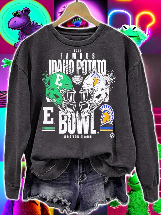 2022 Famous Idaho Potato Bowl Eastern Michigan Eagles and San Jose State Spartans shirt t-shirt sweatshirt