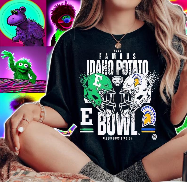 2022 Famous Idaho Potato Bowl Eastern Michigan Eagles and San Jose State Spartans shirt t-shirt woman shirt
