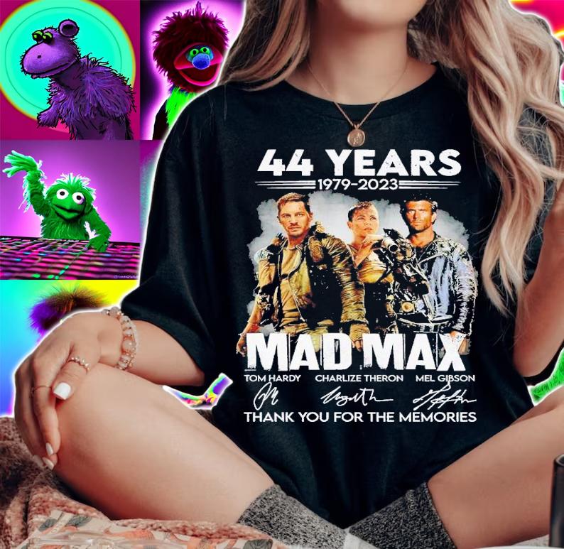 44 years 1979 2023 Mad Max thank you for the memories shirt t-shirt woman shirt