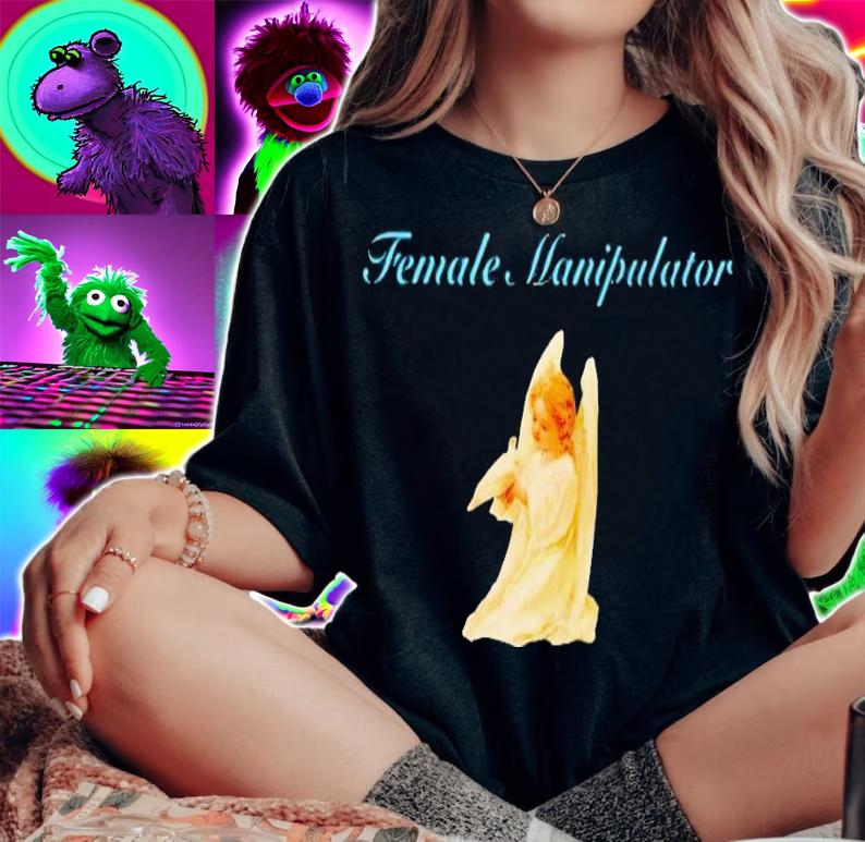 Angel female manipulator shirt t-shirt woman shirt