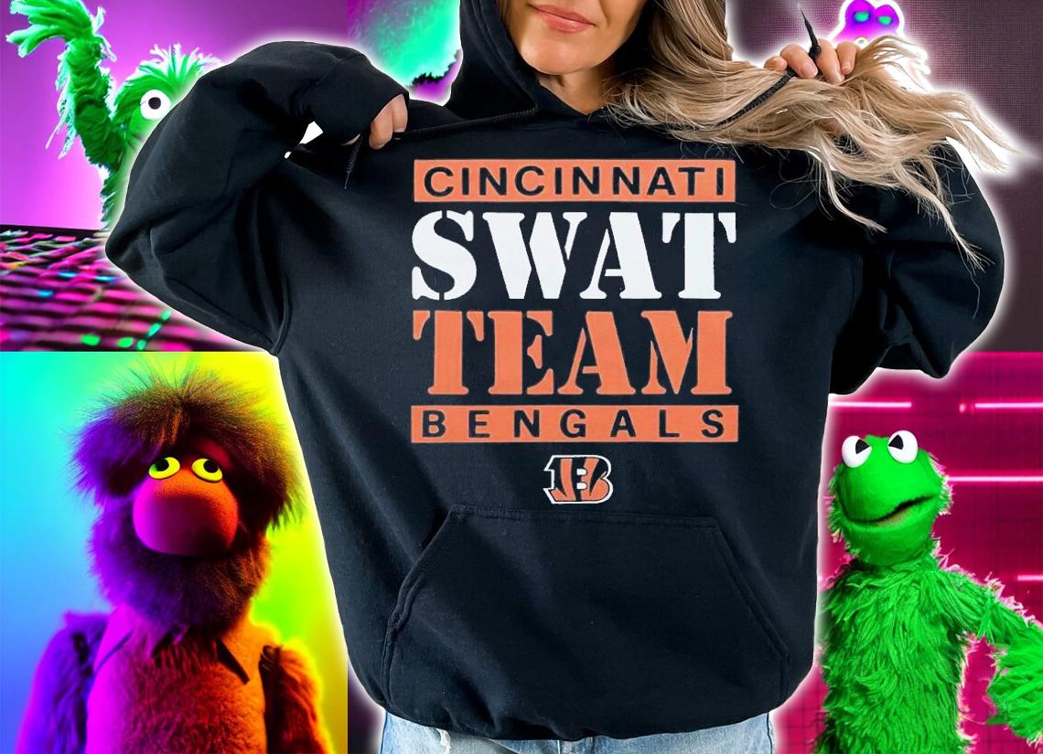 Bengals Cincinnati Swat Team shirt t-shirt hoodie