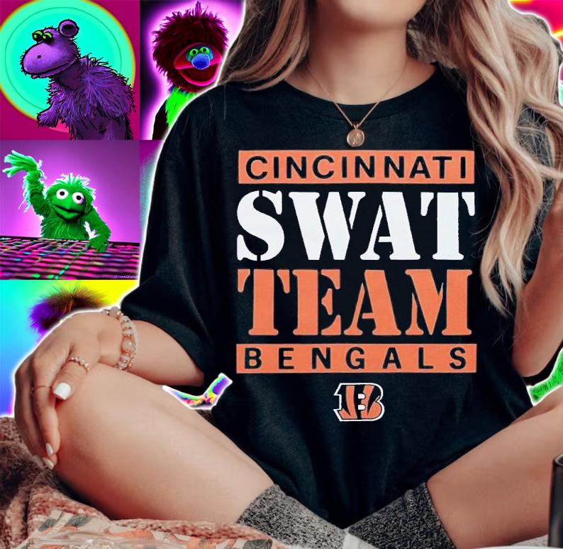 Bengals Cincinnati Swat Team shirt t-shirt woman shirt