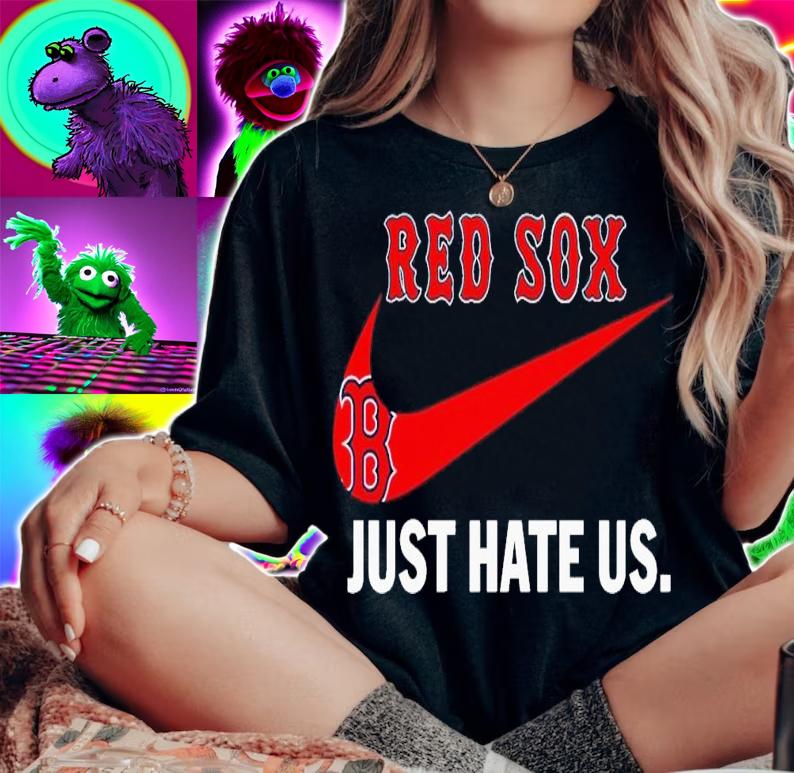 Boston Red Sox just hate us nike shirt t-shirt woman shirt