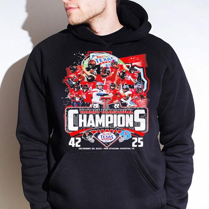 2022 Taxact Texas Bowl Champions Texas Tech 42 25 Ole Miss Rebels shirt t-shirt hoodie
