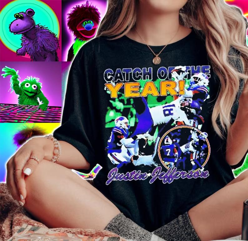 Catch It The Year Justin Jefferson Shirt t-shirt woman shirt