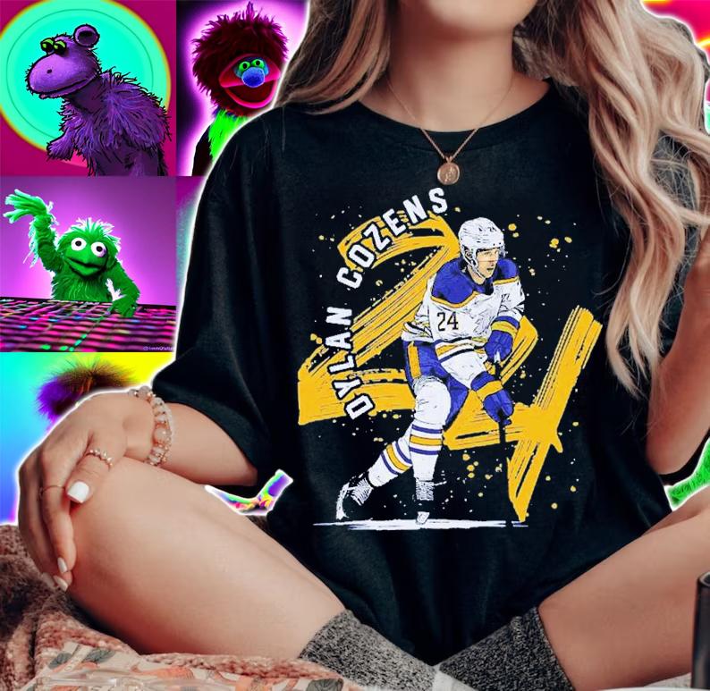 Dylan Cozens Buffalo Brush Hockey Shirt t-shirt woman shirt