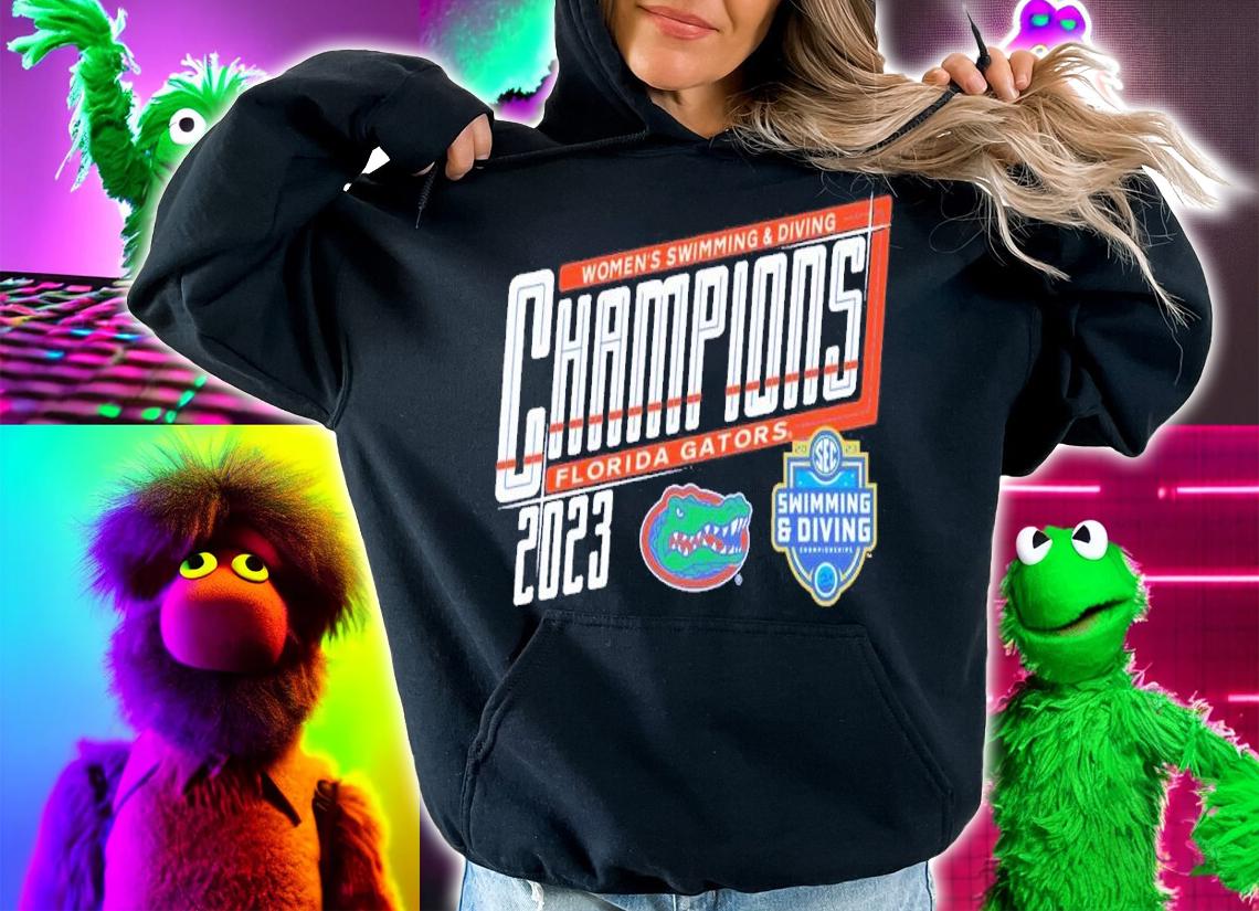 Florida Gators Blue SEC Women_s Swimming and Diving Champions shirt t-shirt hoodie
