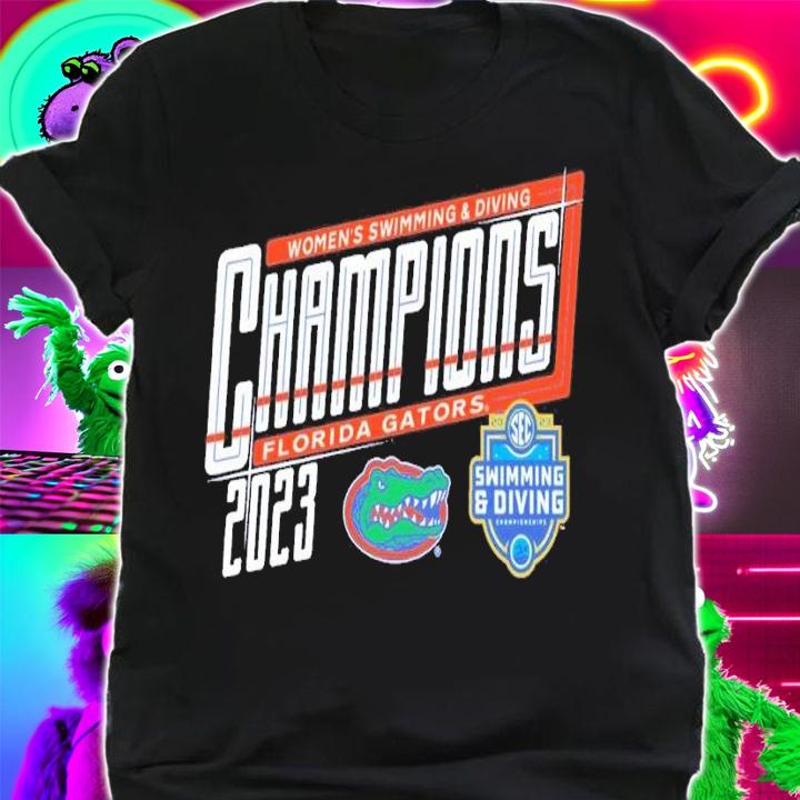 Florida Gators Blue SEC Women_s Swimming and Diving Champions shirt t-shirt shirt