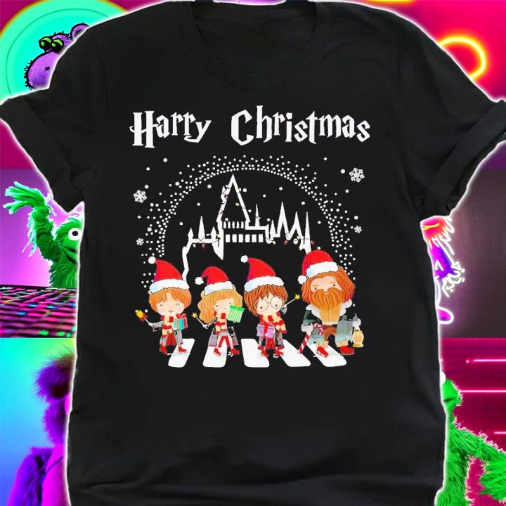 Harry Christmas Abbey Road shirt t-shirt shirt