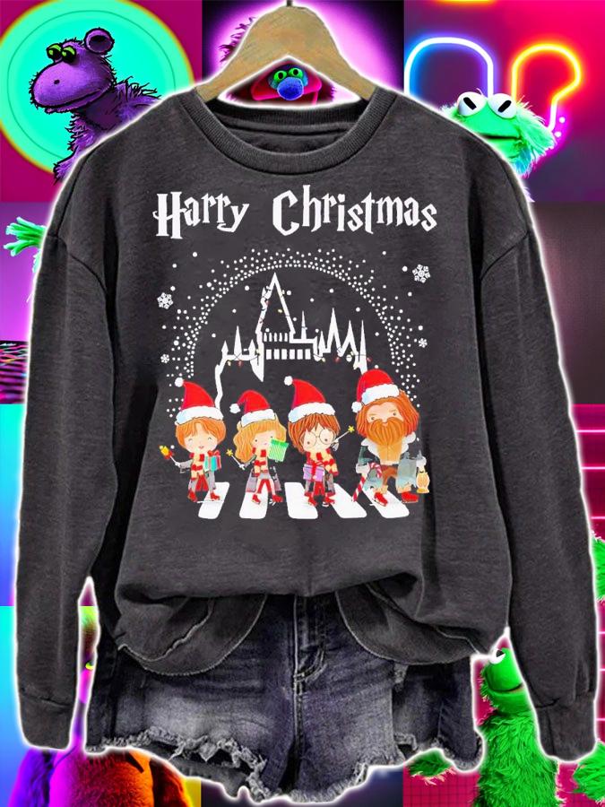 Harry Christmas Abbey Road shirt t-shirt sweatshirt