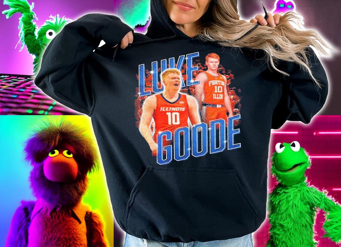 Luke Goode #10 Illinois Basketball Shirt t-shirt hoodie