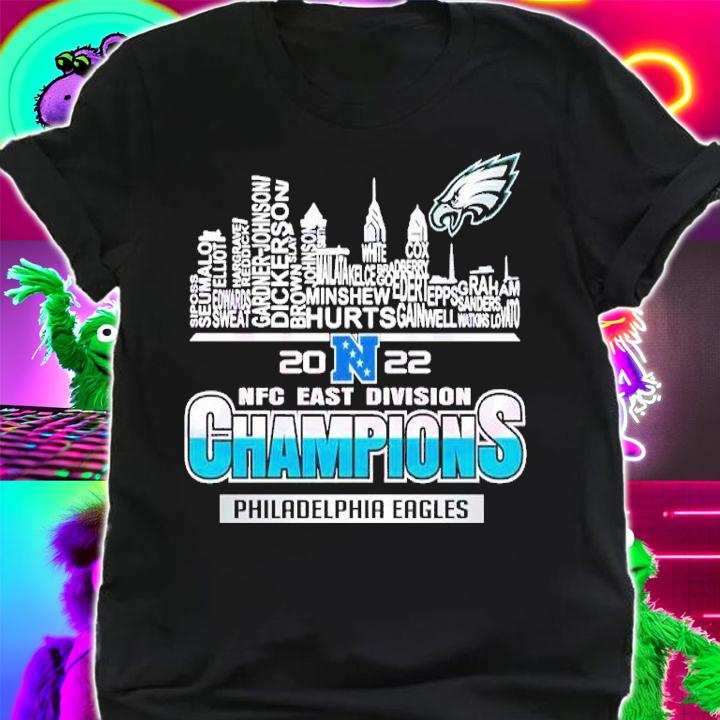 NFC East Division Champions Philadelphia Eagles Players 2022 Shirt t-shirt shirt