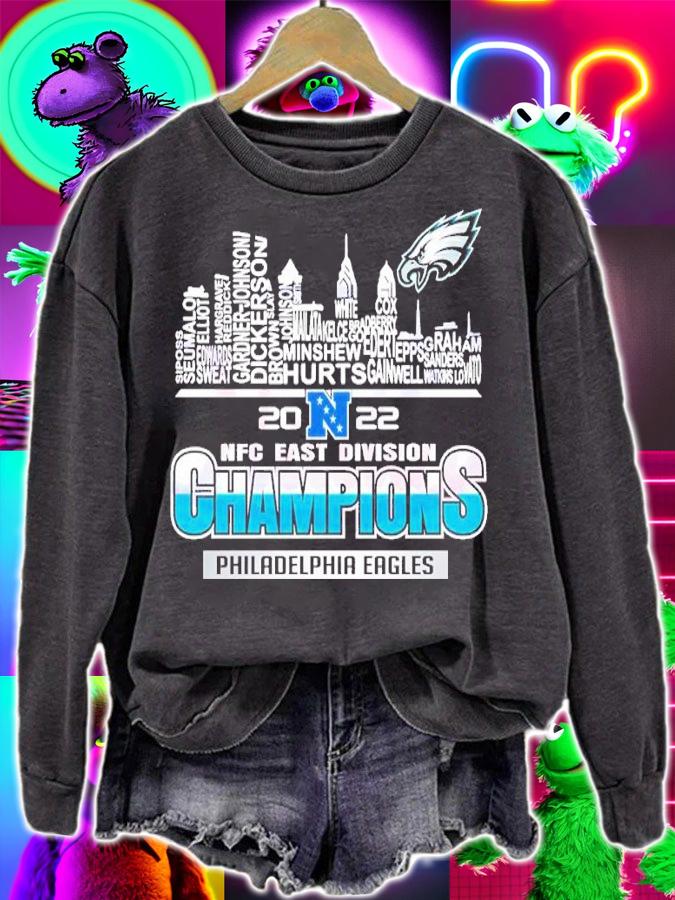 NFC East Division Champions Philadelphia Eagles Players 2022 Shirt t-shirt sweatshirt