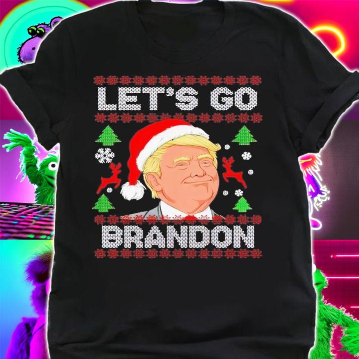 Trump LGB Christmas Let's go Brandon shirt t-shirt