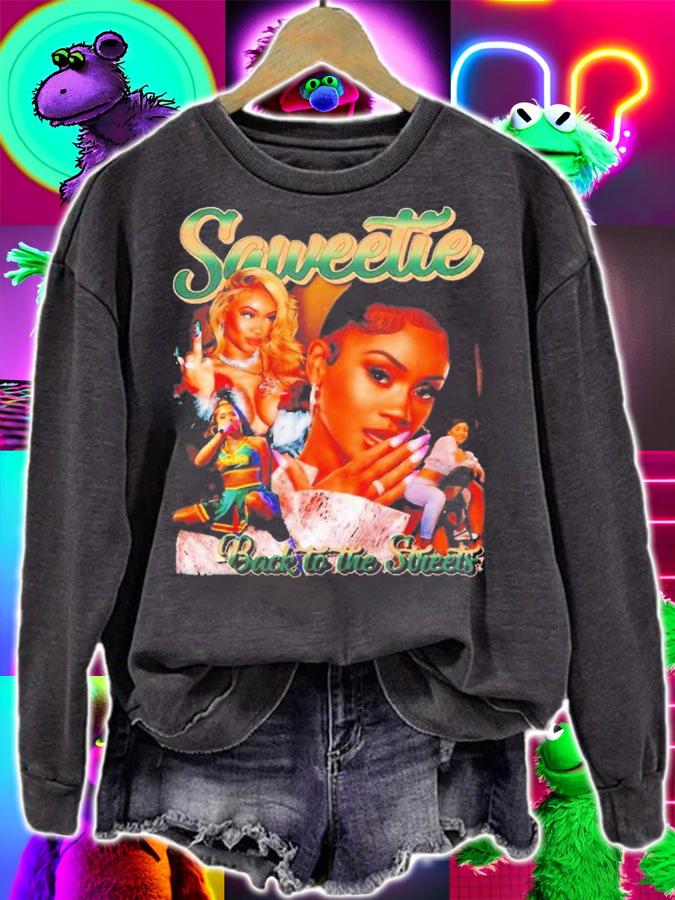 Back To The Streets Saweetie Vintage Bootleg T-Shirt t-shirt
