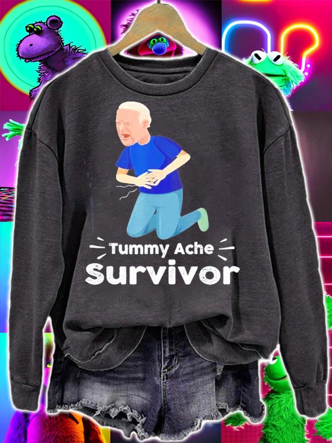 Joe Biden tummy ache survivor Tummy ache shirt t-shirt