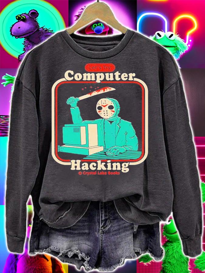 Let's Try Hacking For Beginners Jason Voorhees Inspired Shirt t-shirt