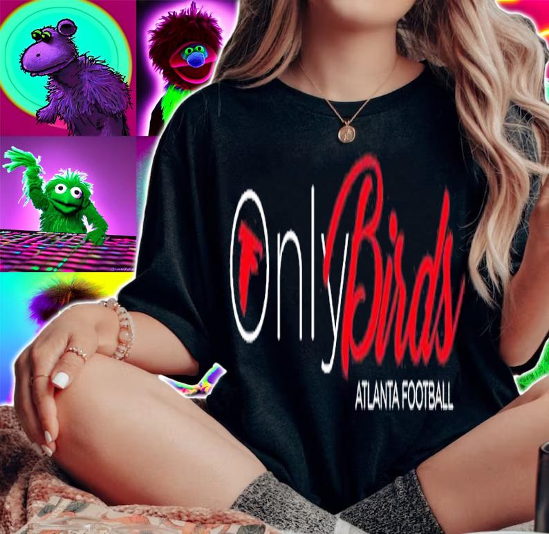 OnlyBirds Atlanta Football shirt t-shirt woman shirt