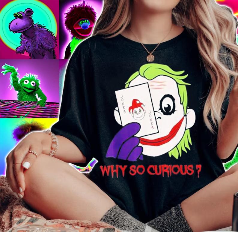 Party Clown Why So Curious Joker Card Shirt t-shirt