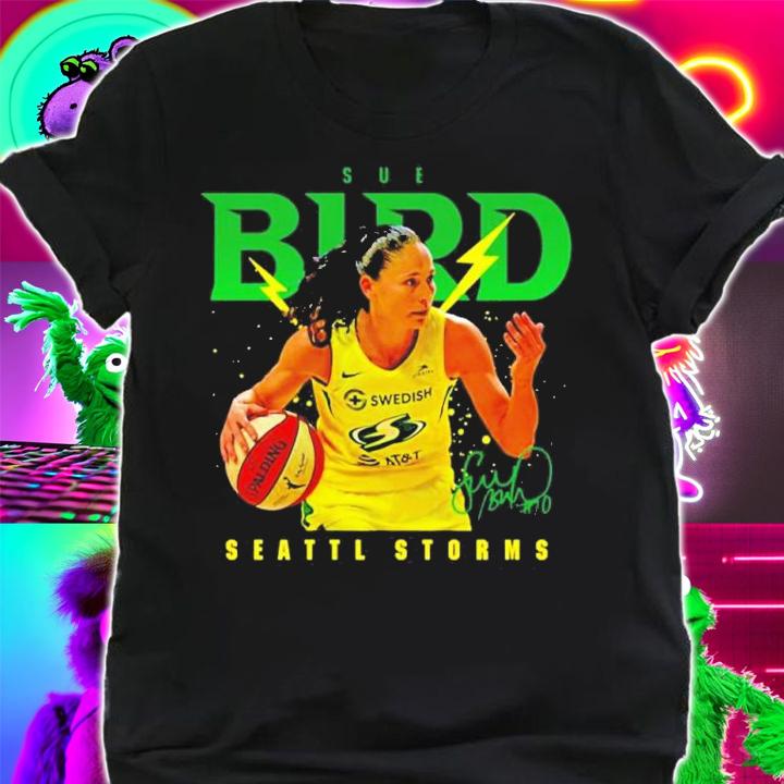 Sue Bird Seattle Storms signature shirt t-shirt