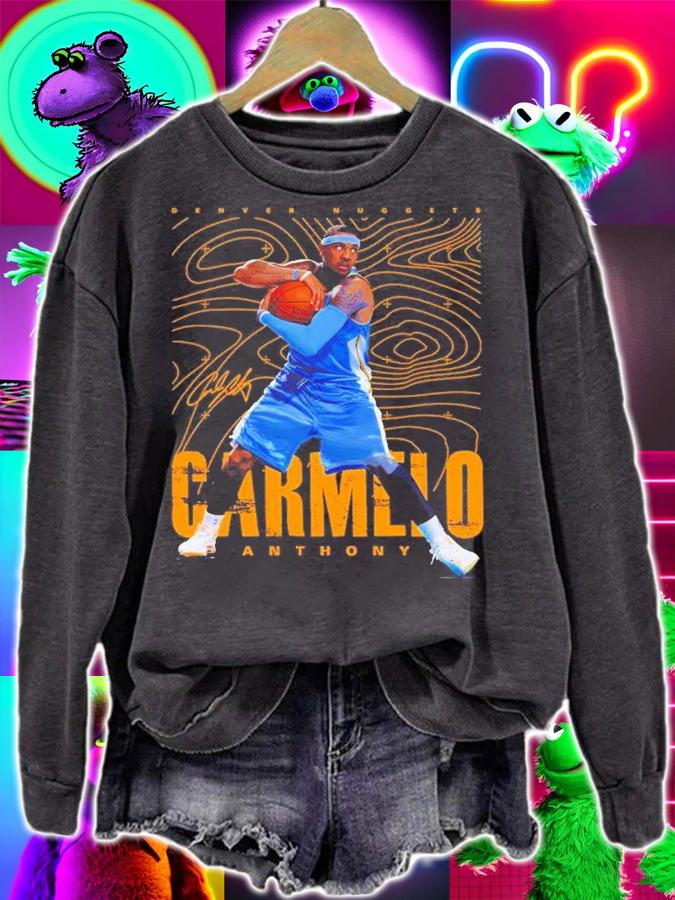Carmelo Anthony Denver Nuggets Basketball Signature Shirt t-shirt