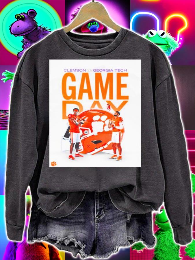 Clemson Vs Georgia Tech Game Day 2022 Shirt t-shirt sweatshirt