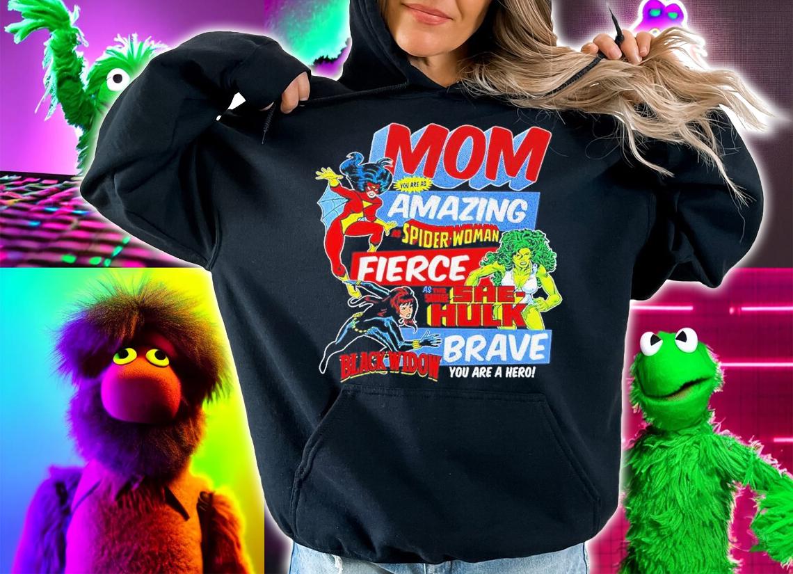 Mom You Are Amazing As Spider Woman Fierce As The Savage She-Hulk Shirt t-shirt
