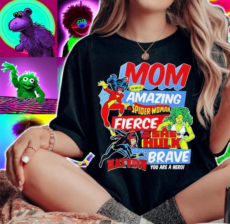 Mom You Are Amazing As Spider Woman Fierce As The Savage She-Hulk Shirt t-shirt