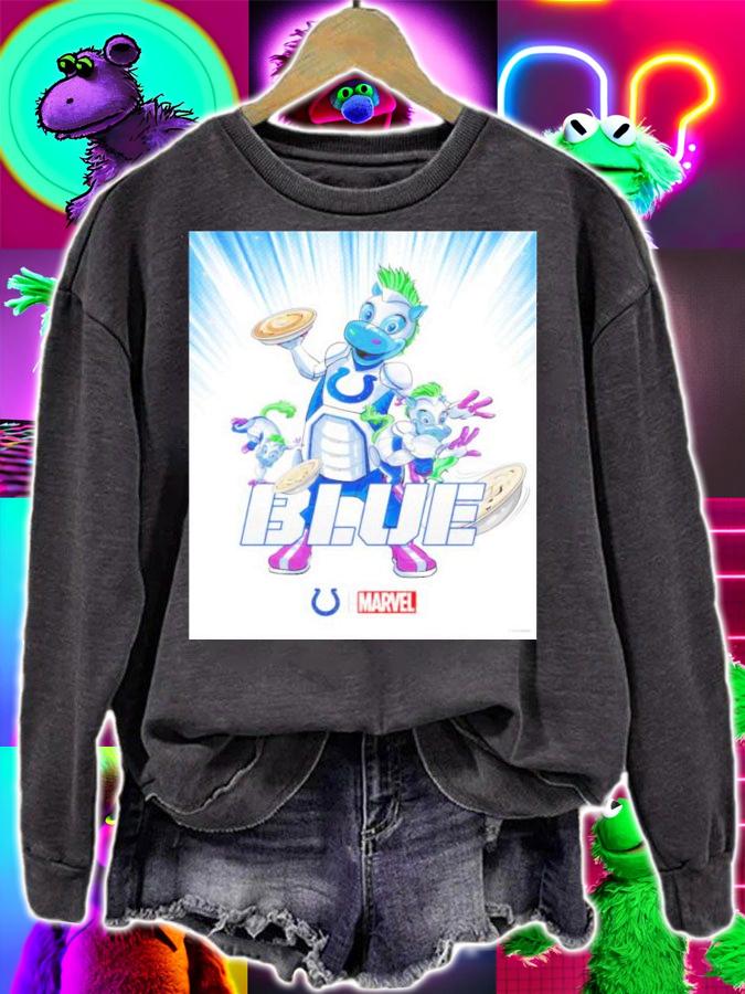 NFL Blue Indianapolis Colts X Marvel Shirt t-shirt