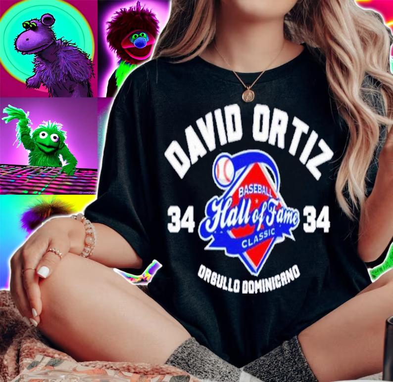 Red Sox David Ortiz Baseball Hall Of Fame 2022 Orgullo Dominicano T-Shirt t-shirt woman shirt