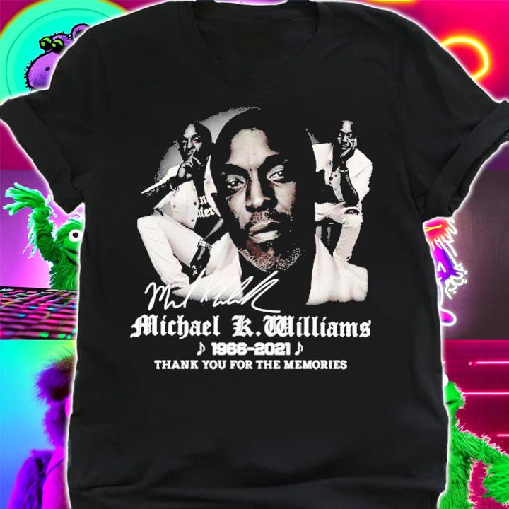 Rip Michael K Williams Actor Signature Vintage Michael K. Williams shirt t-shirt
