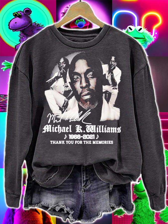 Rip Michael K Williams Actor Signature Vintage Michael K. Williams shirt t-shirt