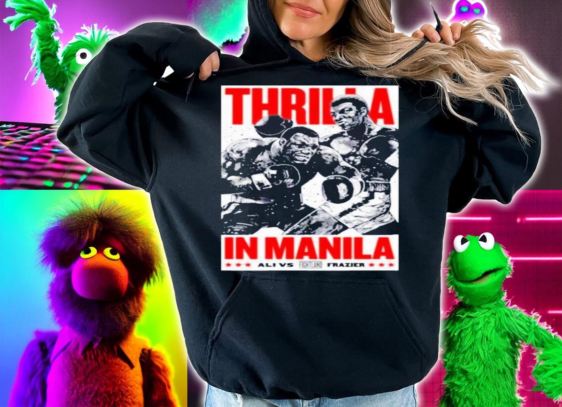Ali Frazier Iii Thrilla In Manila Boxing T-Shirt t-shirt