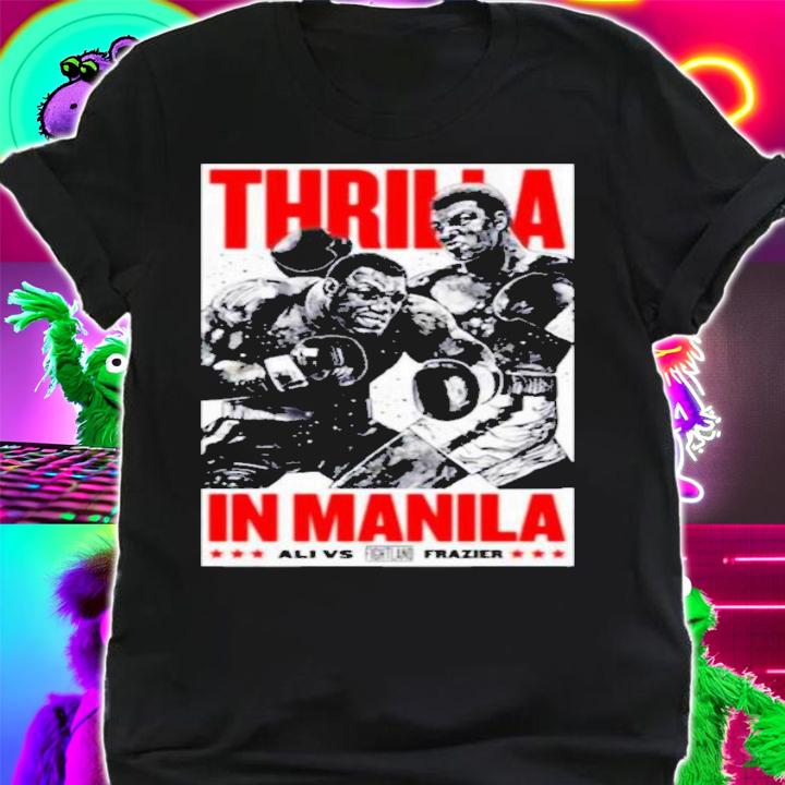 Ali Frazier Iii Thrilla In Manila Boxing T-Shirt t-shirt
