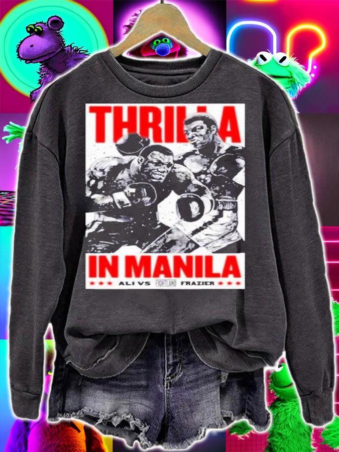 Ali Frazier Iii Thrilla In Manila Boxing T-Shirt t-shirt