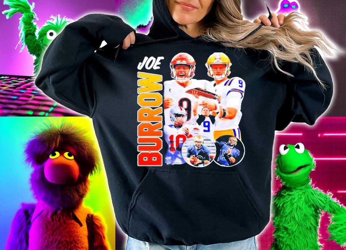 American Football Quarterback Joe Burrow 9 T-Shirt t-shirt hoodie