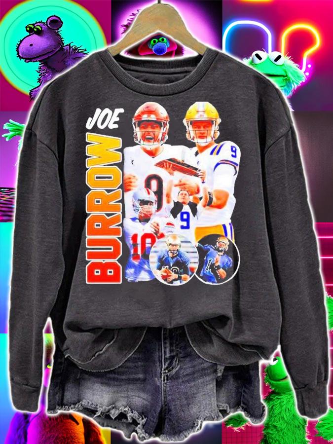 American Football Quarterback Joe Burrow 9 T-Shirt t-shirt sweatshirt