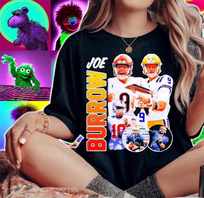 American Football Quarterback Joe Burrow 9 T-Shirt t-shirt woman shirt