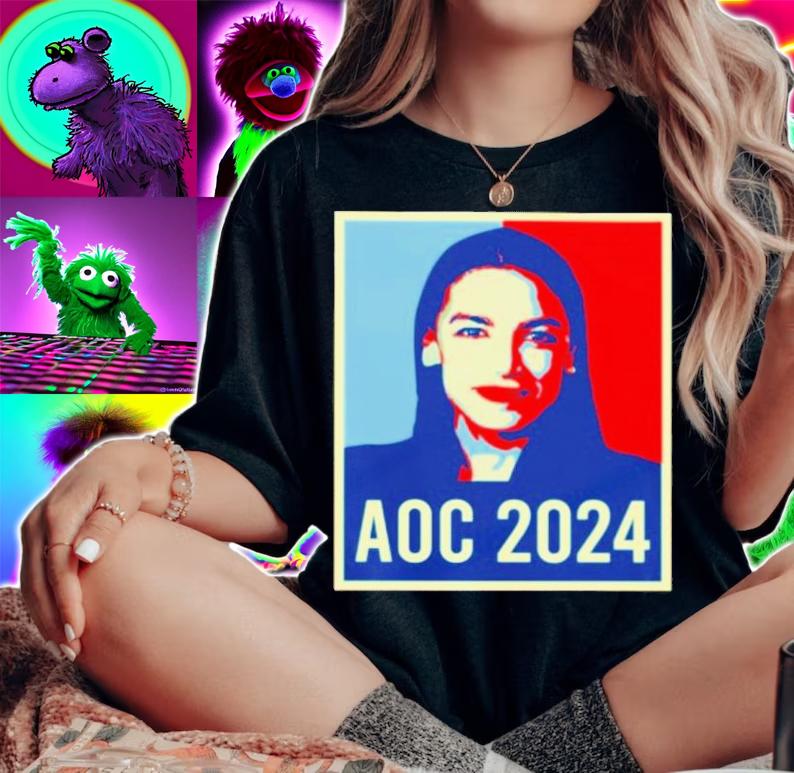 Aoc see through 2024 shirt t-shirt