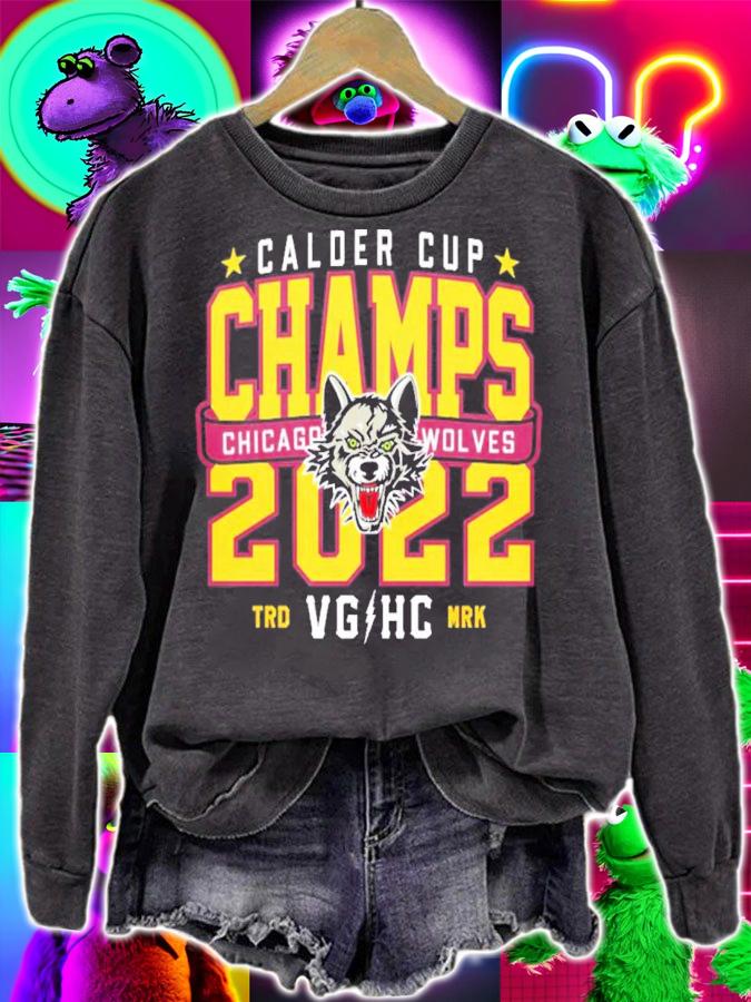 Chicago Wolves Violent Gentlemen Calder Cup Champs 2022 T-Shirt t-shirt