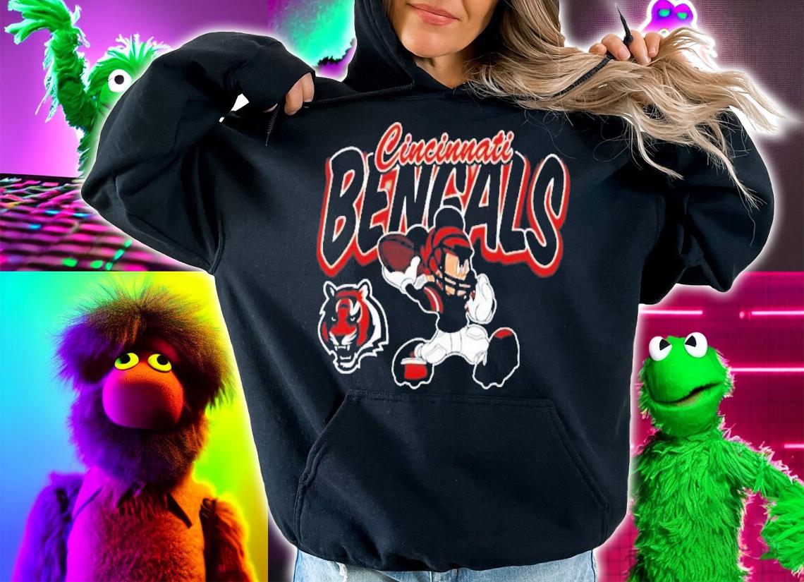 Cincinnati Bengals Mickey Mouse Disney Lil Playmaker T-Shirt t-shirt